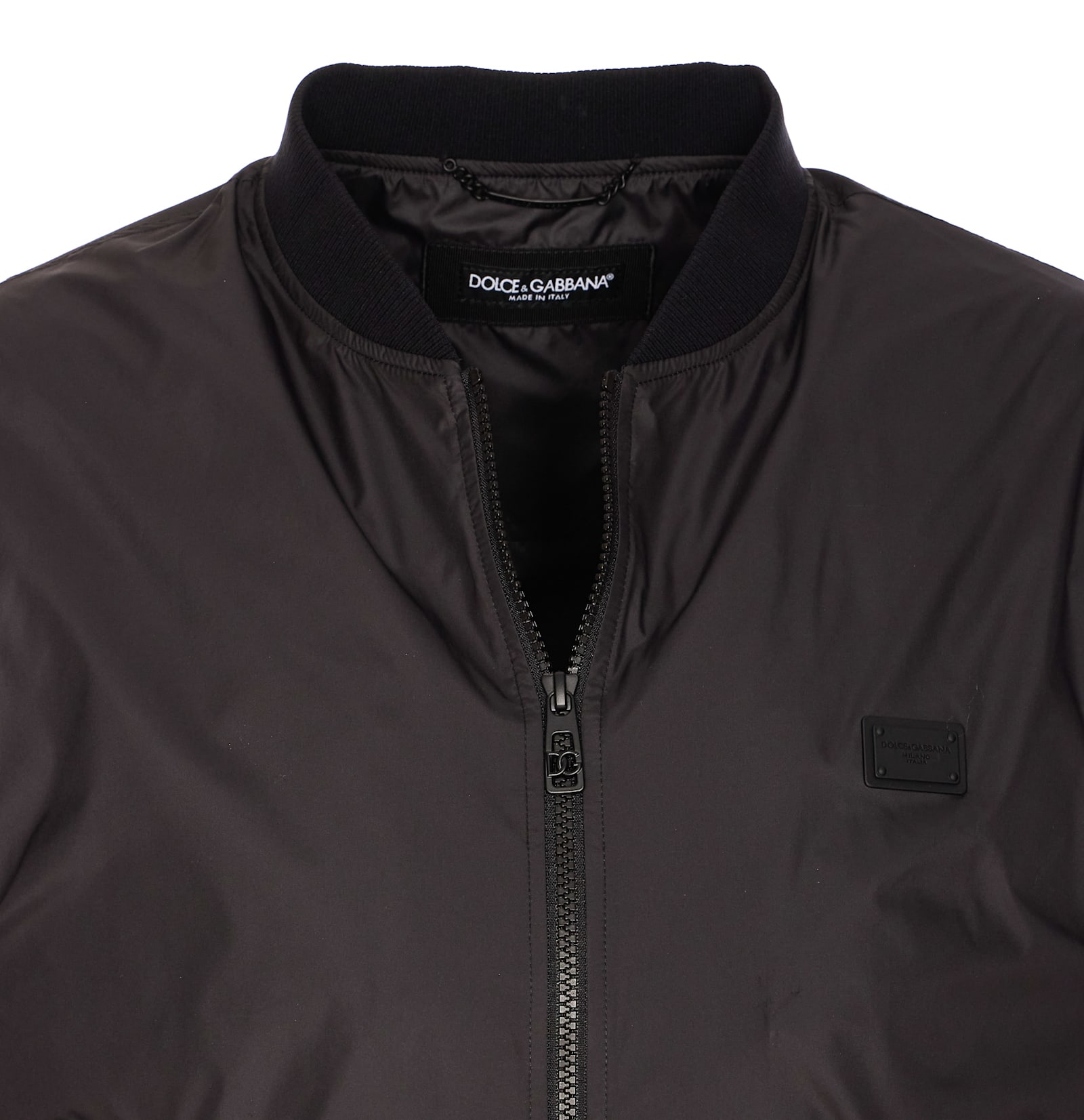 DOLCE & GABBANA LOGO PLAQUE BOMBER