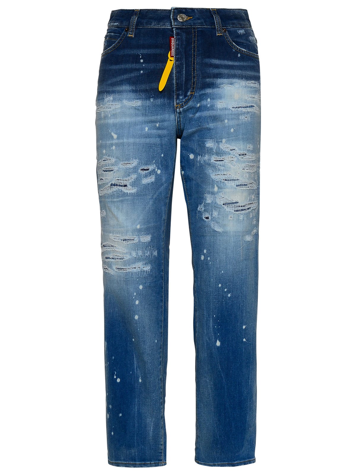 Shop Dsquared2 Jeans Mon Pull Boston In Denim Azzurri Jeans In Bleu
