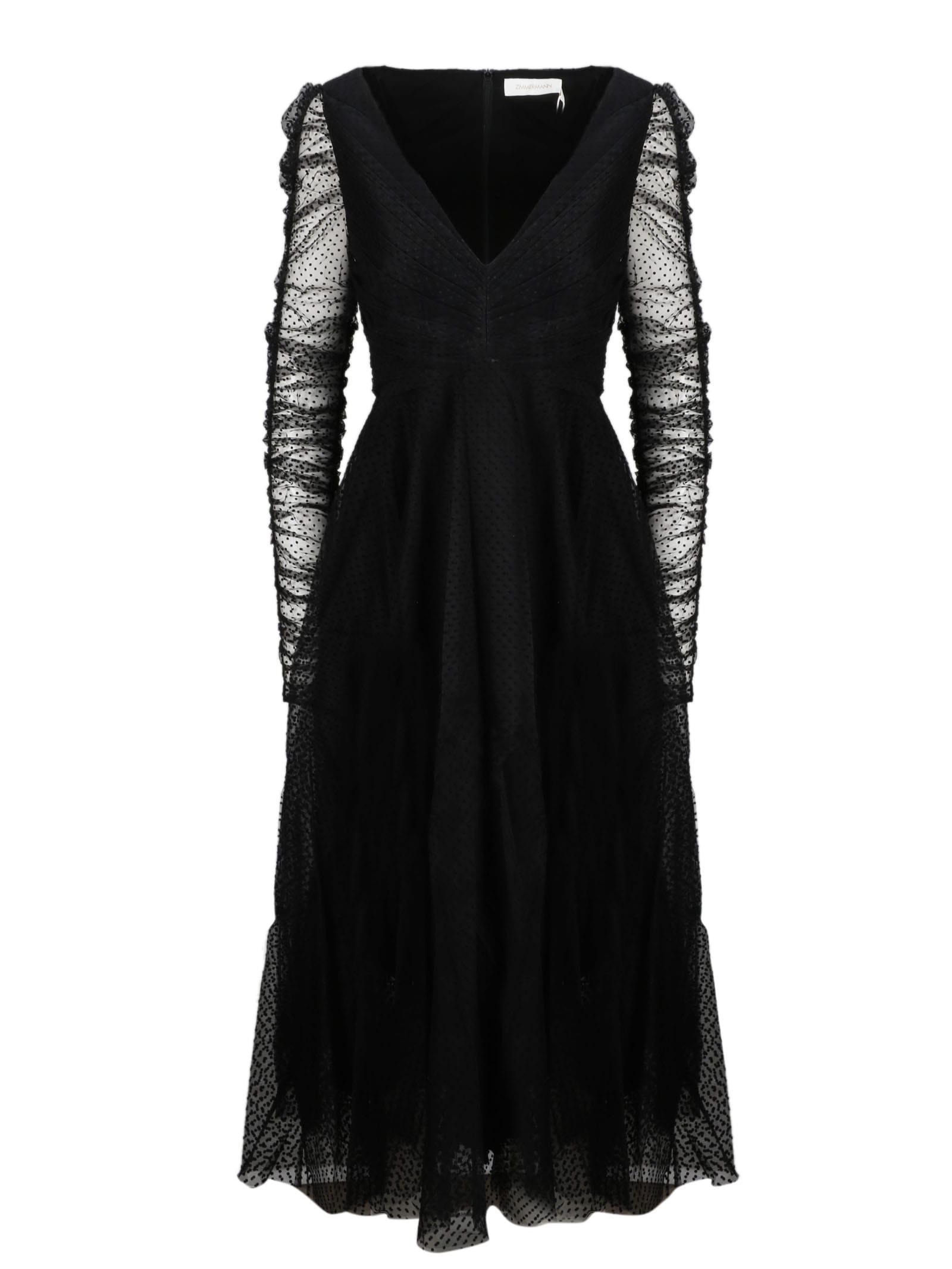 Zimmermann Dress In Black | ModeSens
