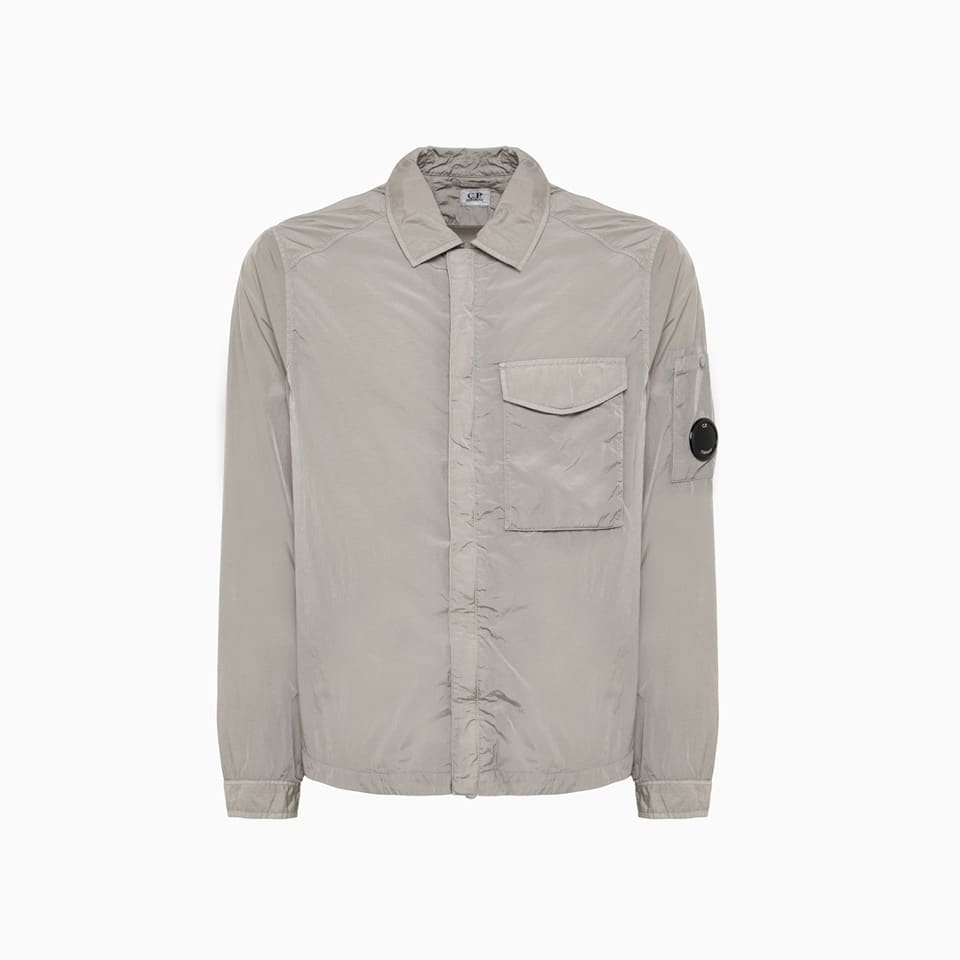 C.p. Company Cp Company Chrome-r Pocket Shirt In Gray