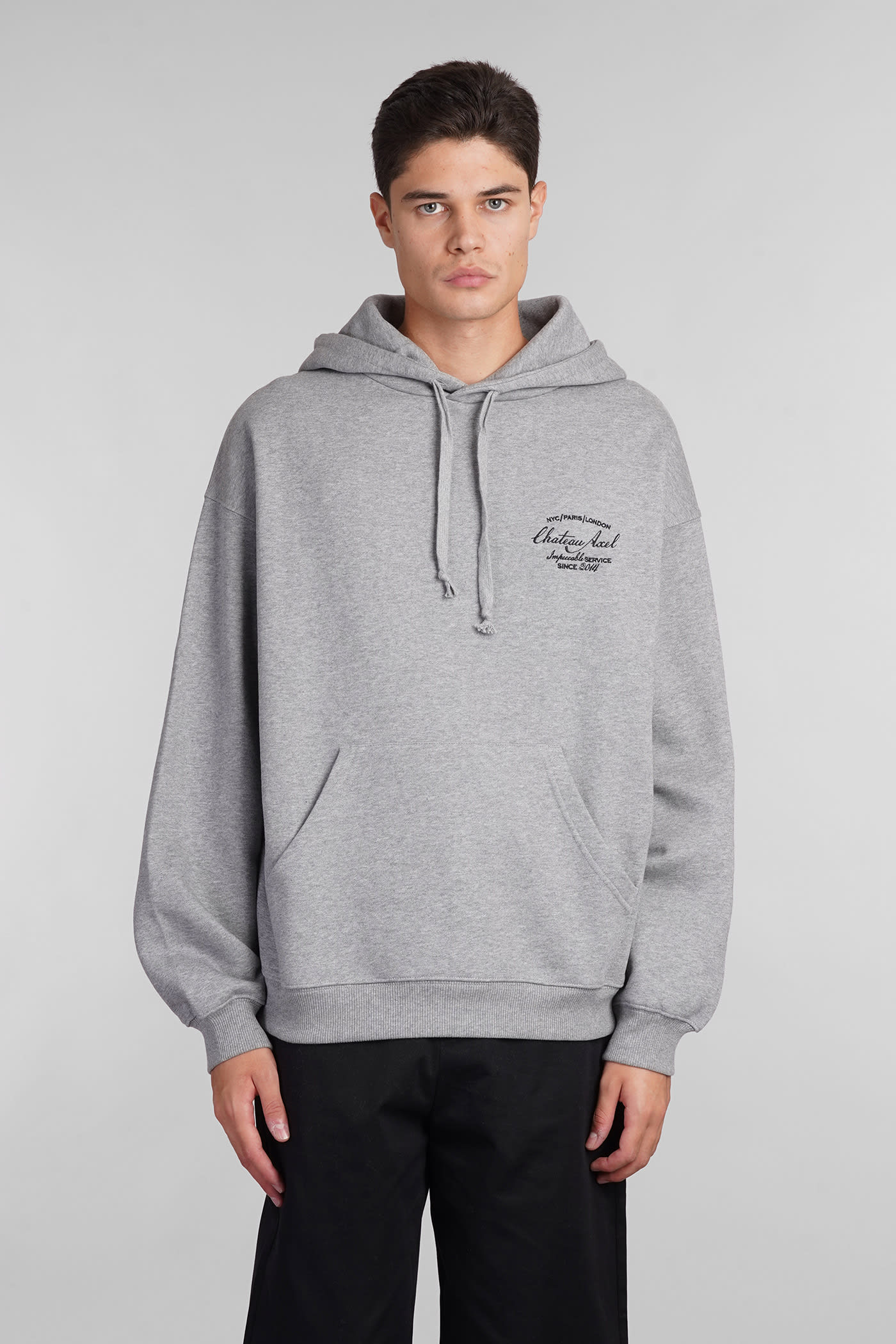 Shop Axel Arigato Sweatshirt In Grey Cotton