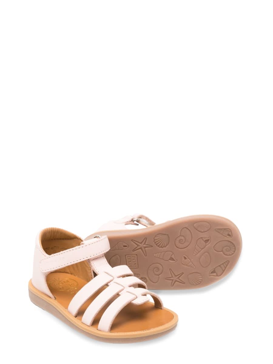 Pom D'api Poppystrap Nappa Poudre In Grey