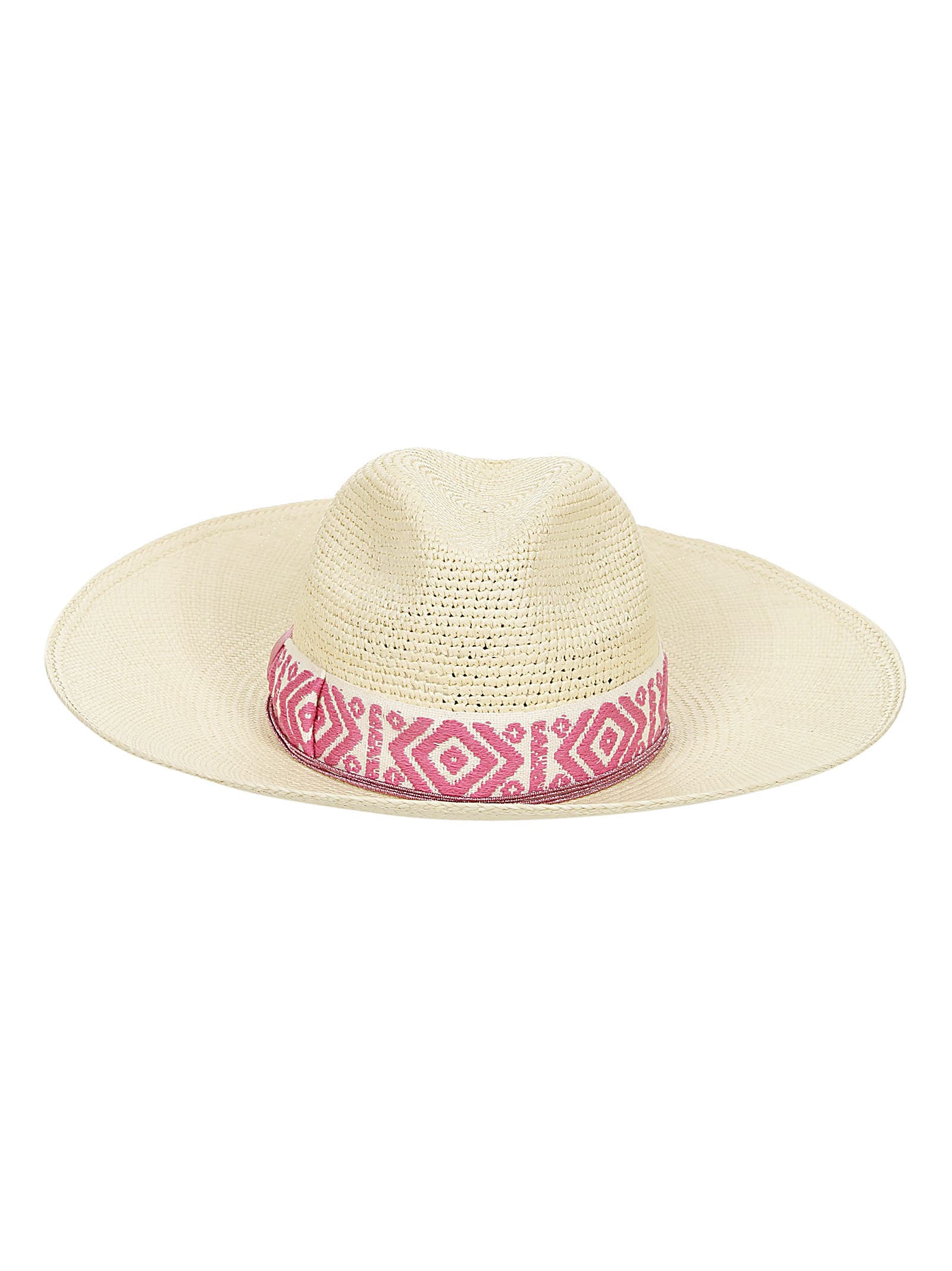 Sophie Panama Semicrochet Patterned Hatband