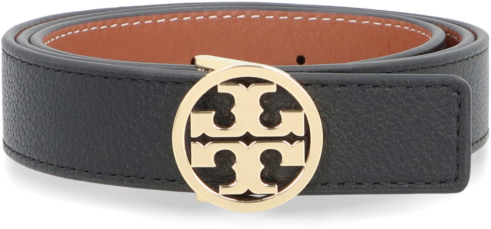 Shop Tory Burch Miller Reversible Leather Belt