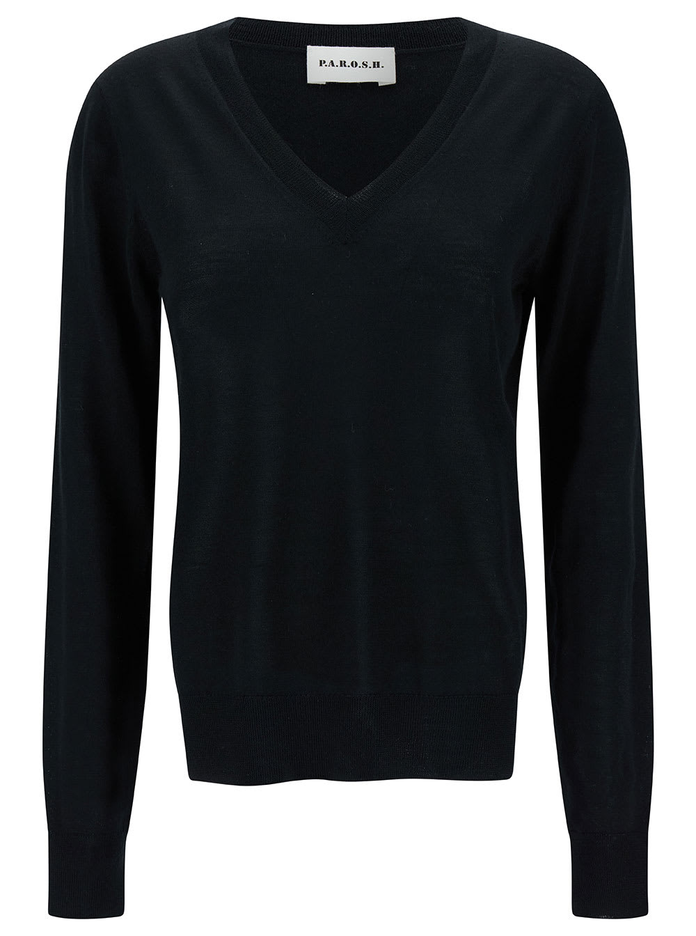 P.a.r.o.s.h P. A.r. O.s. H. V-neck Sweater In Black