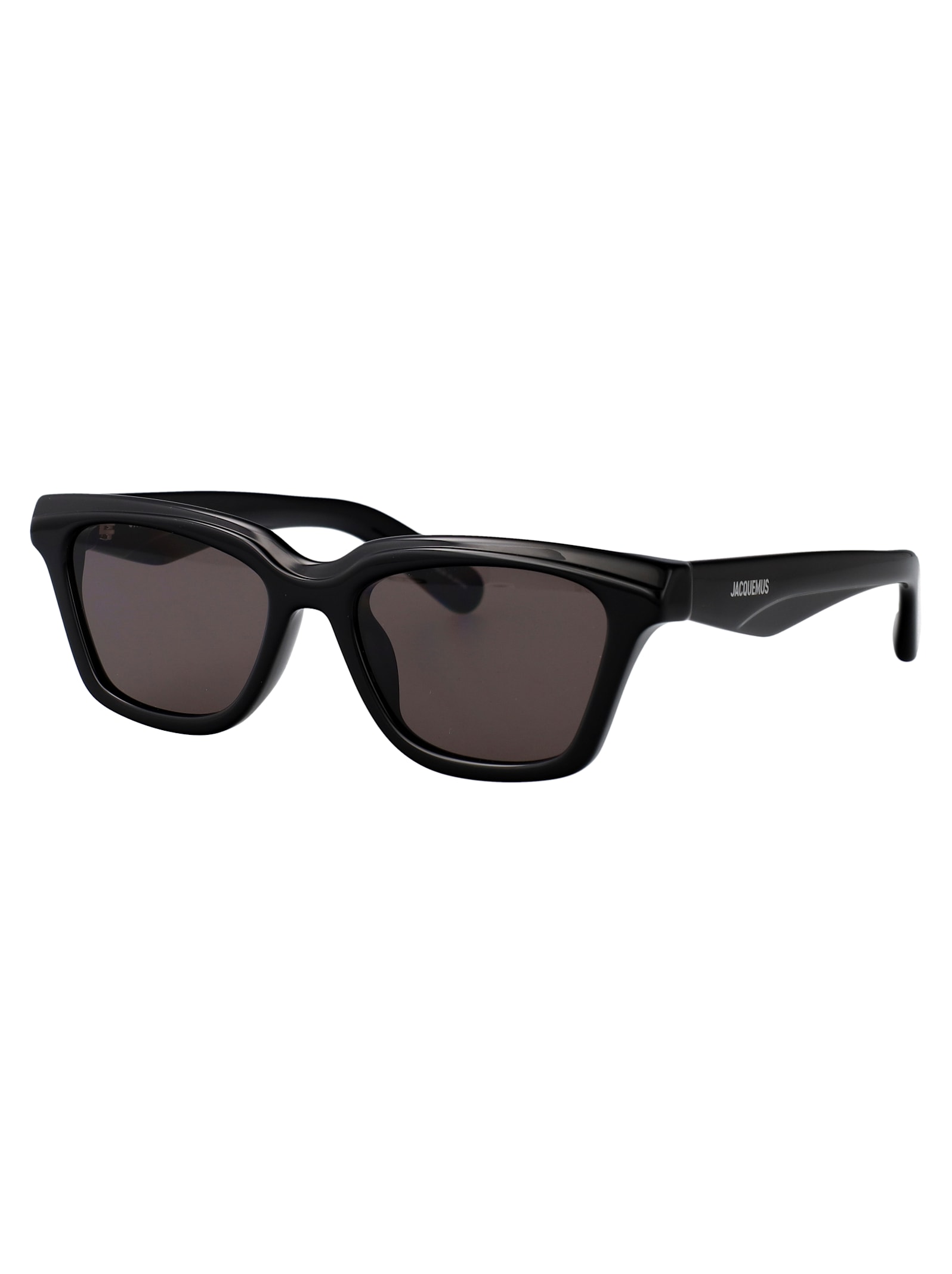 Jacquemus Carre Sunglasses In Black