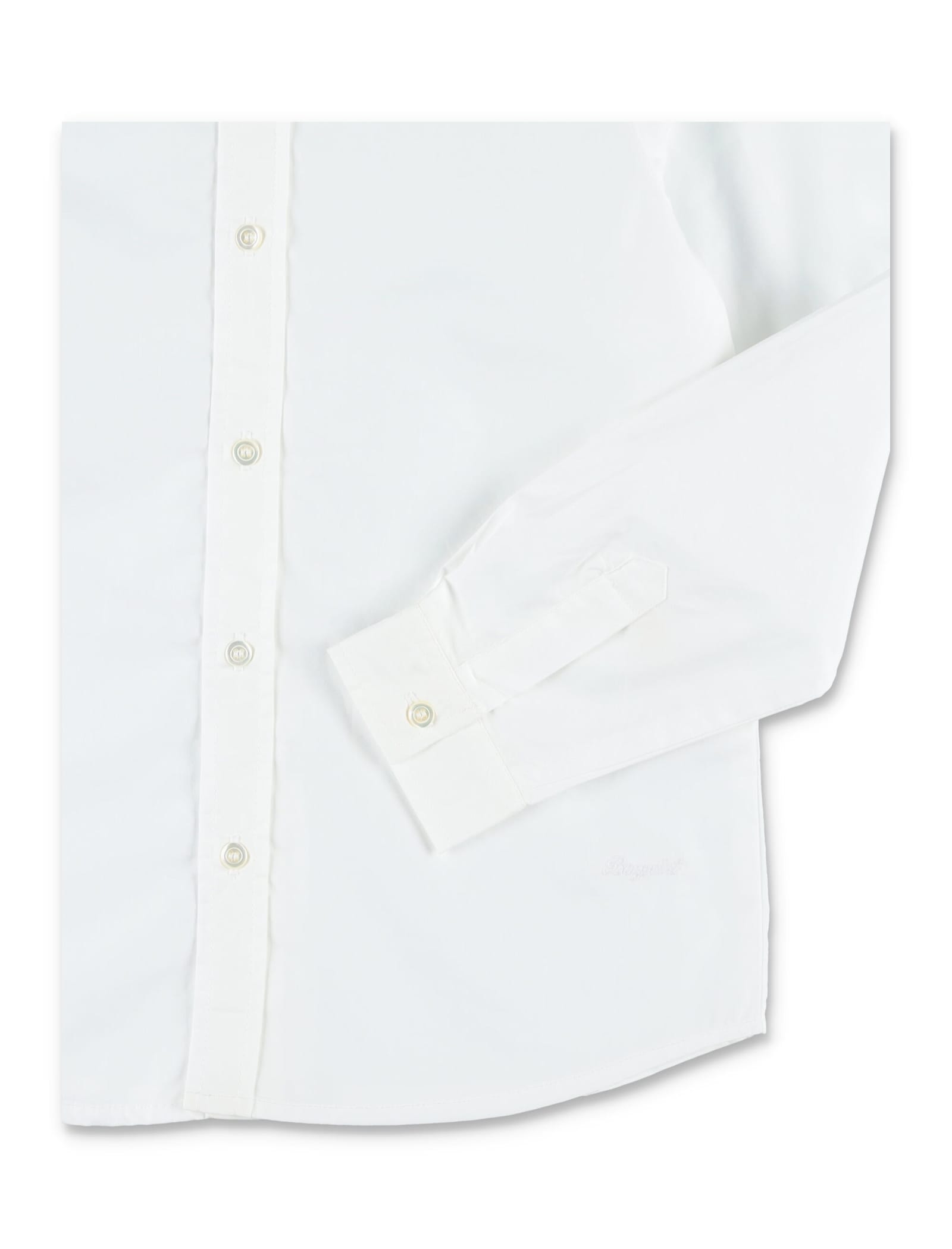 Bonpoint Acteur Girls Shirt In White Cotton In White