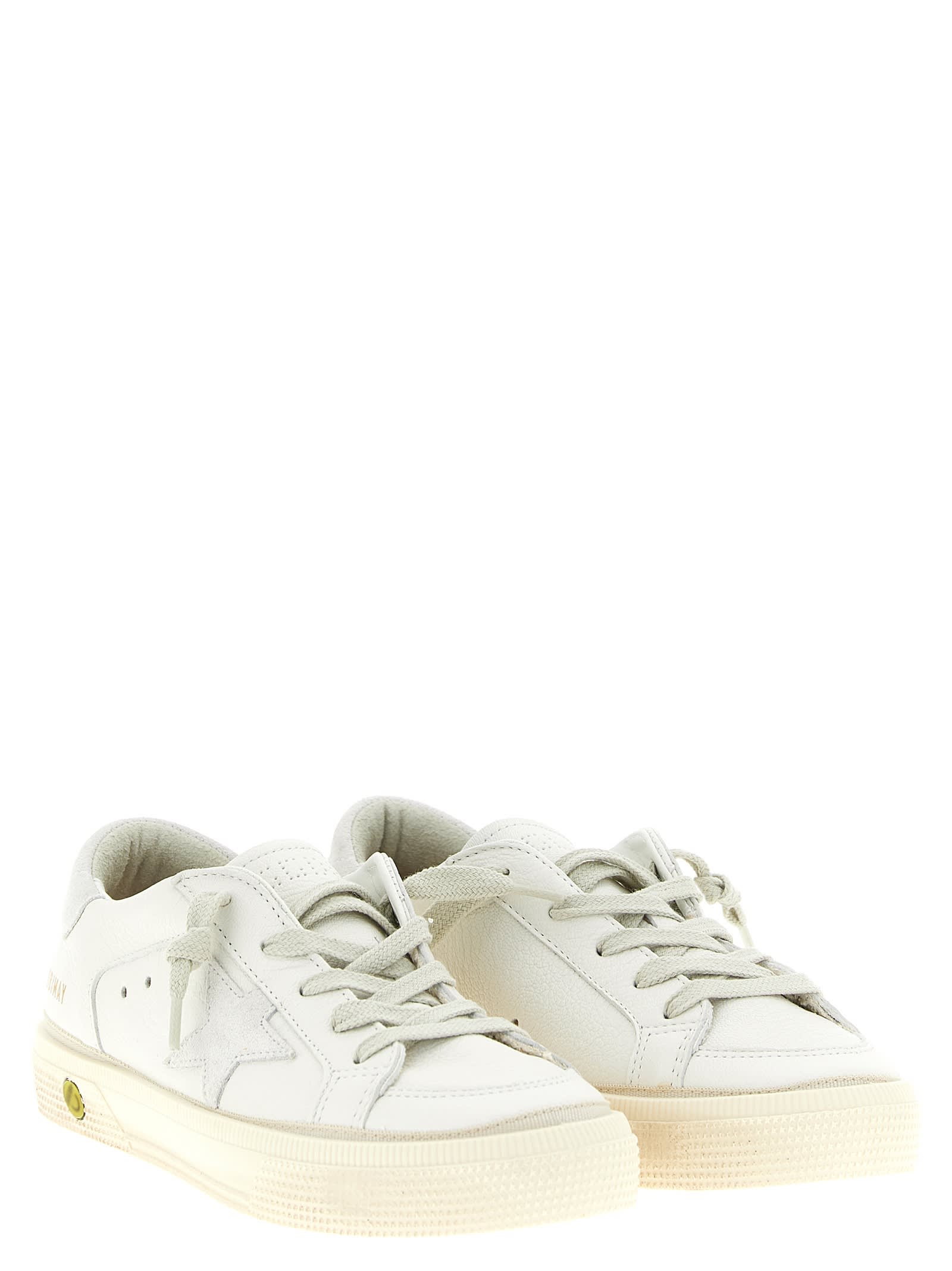 Golden Goose May Sneakers In White