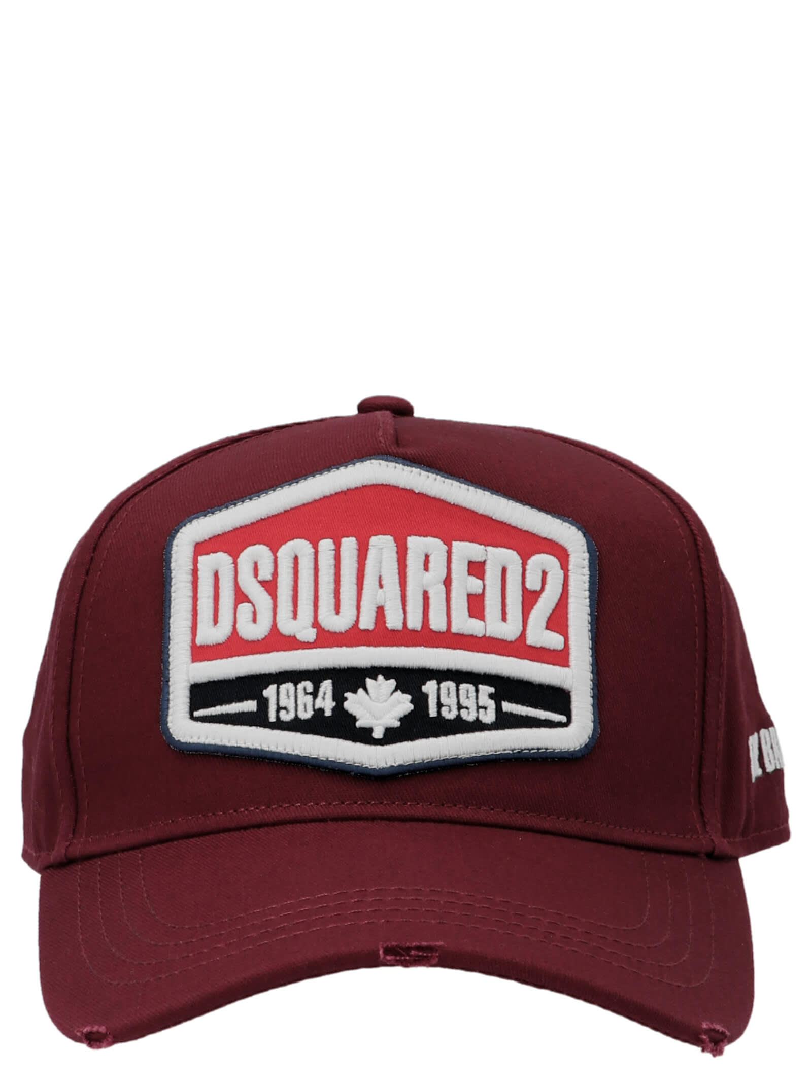 burgundy dsquared cap