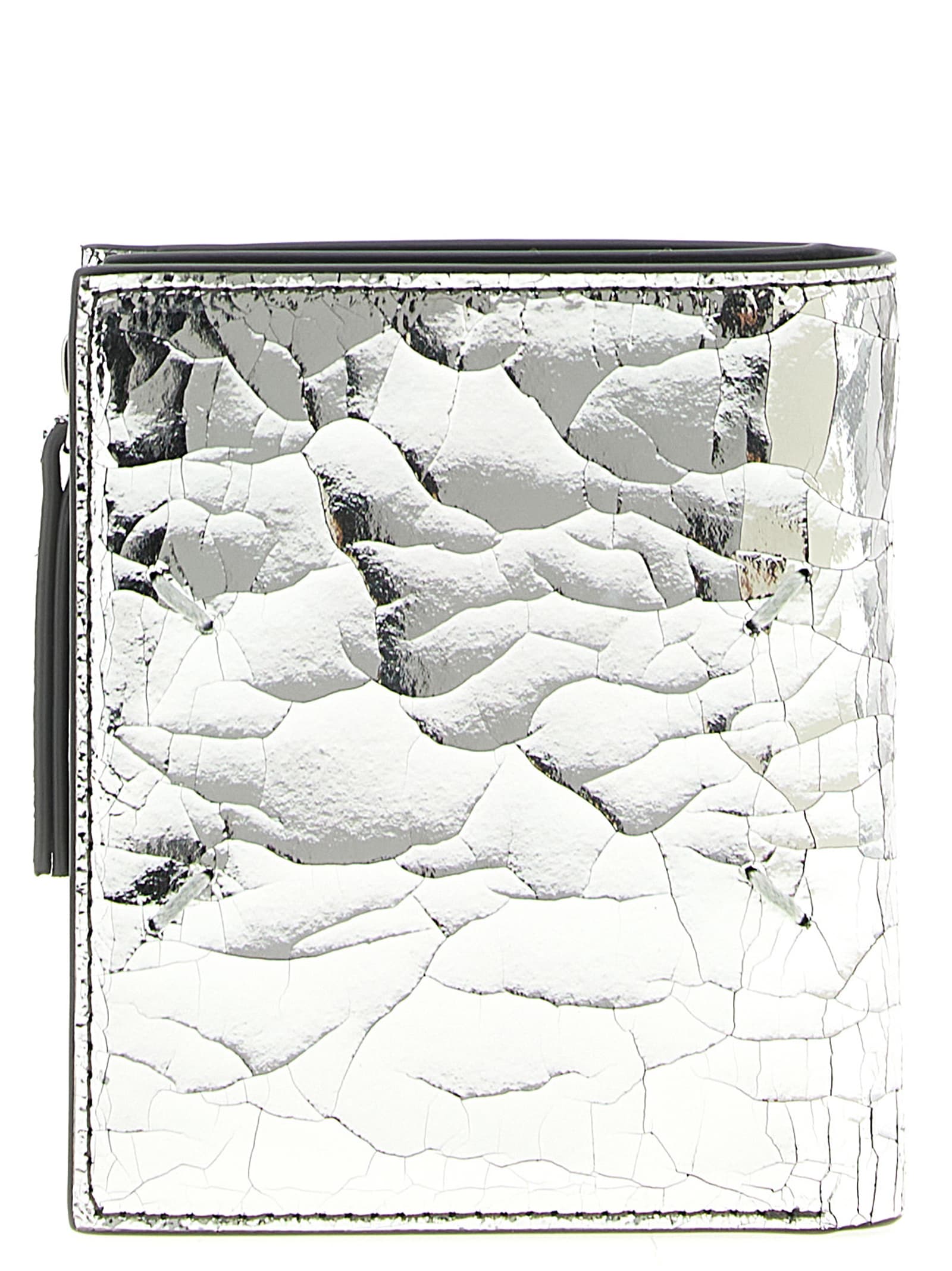 Maison Margiela Broken Mirror Wallet Wallets And Card Holders Silver In Silver