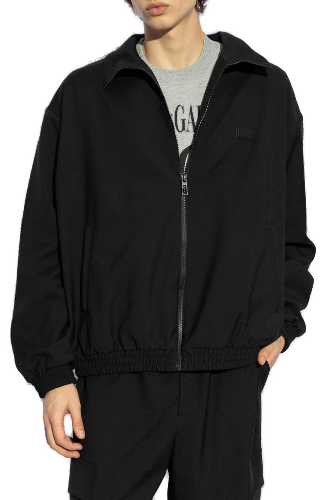 Dolce & Gabbana Wool Bomber Jacket - Men's - Wool In Blue