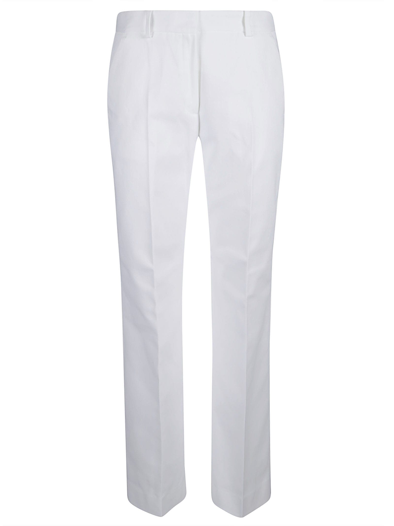 Cotton Twill Relax Bootcut Trousers