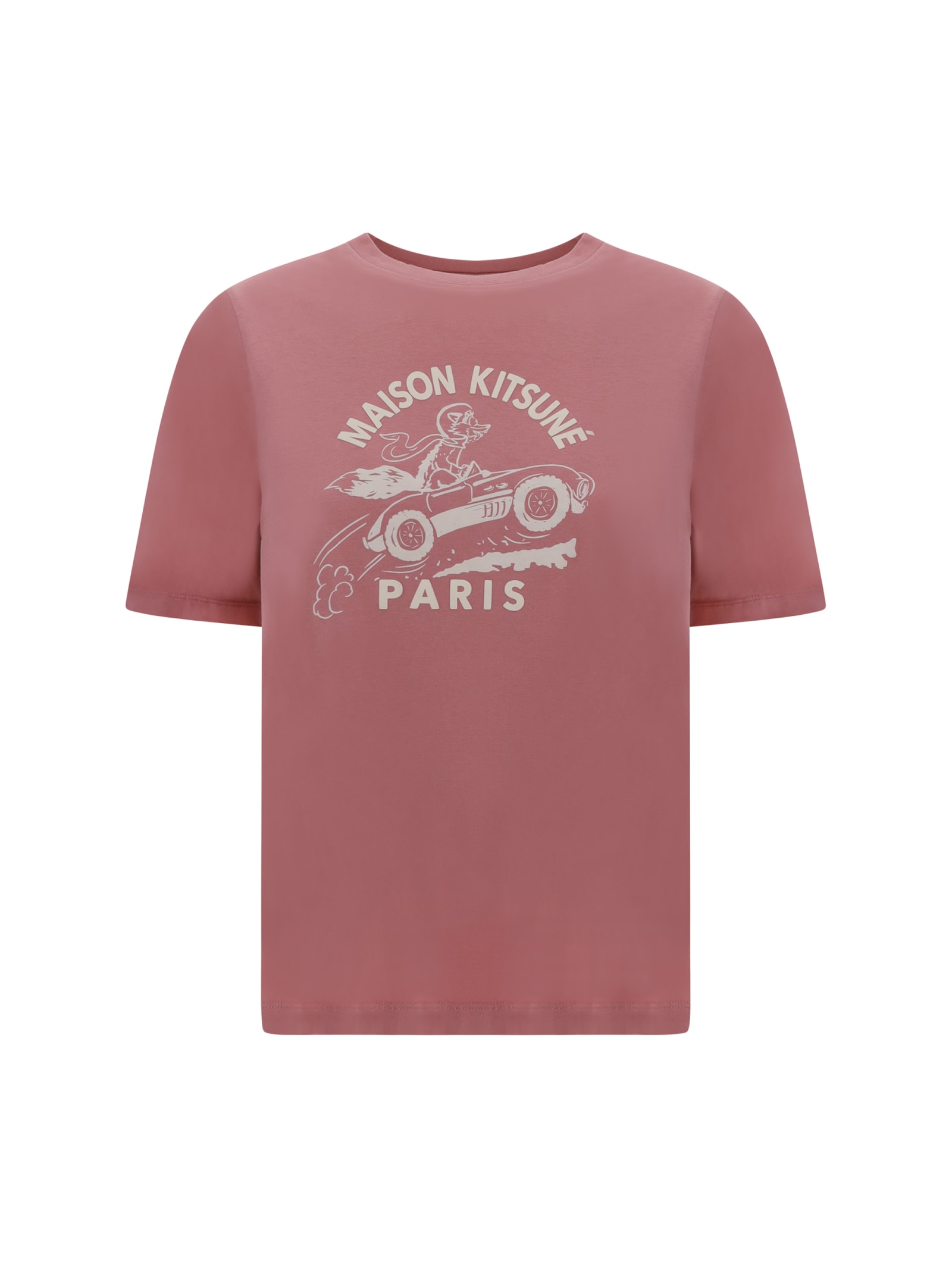 Shop Maison Kitsuné T-shirt In Rosebud
