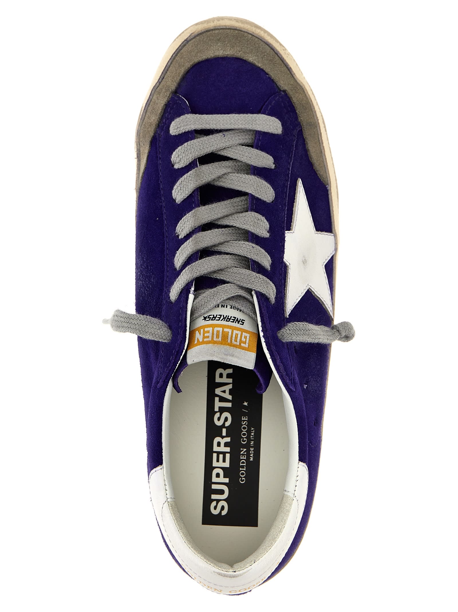 Shop Golden Goose Superstar Sneakers In Iris