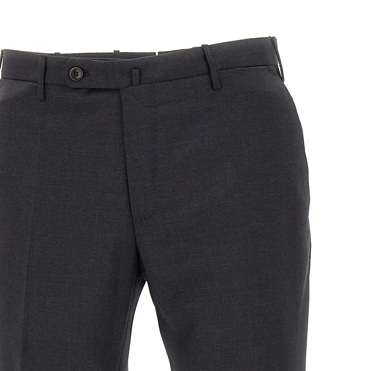 Shop Incotex Slowear Cool Wool Pants In Grey