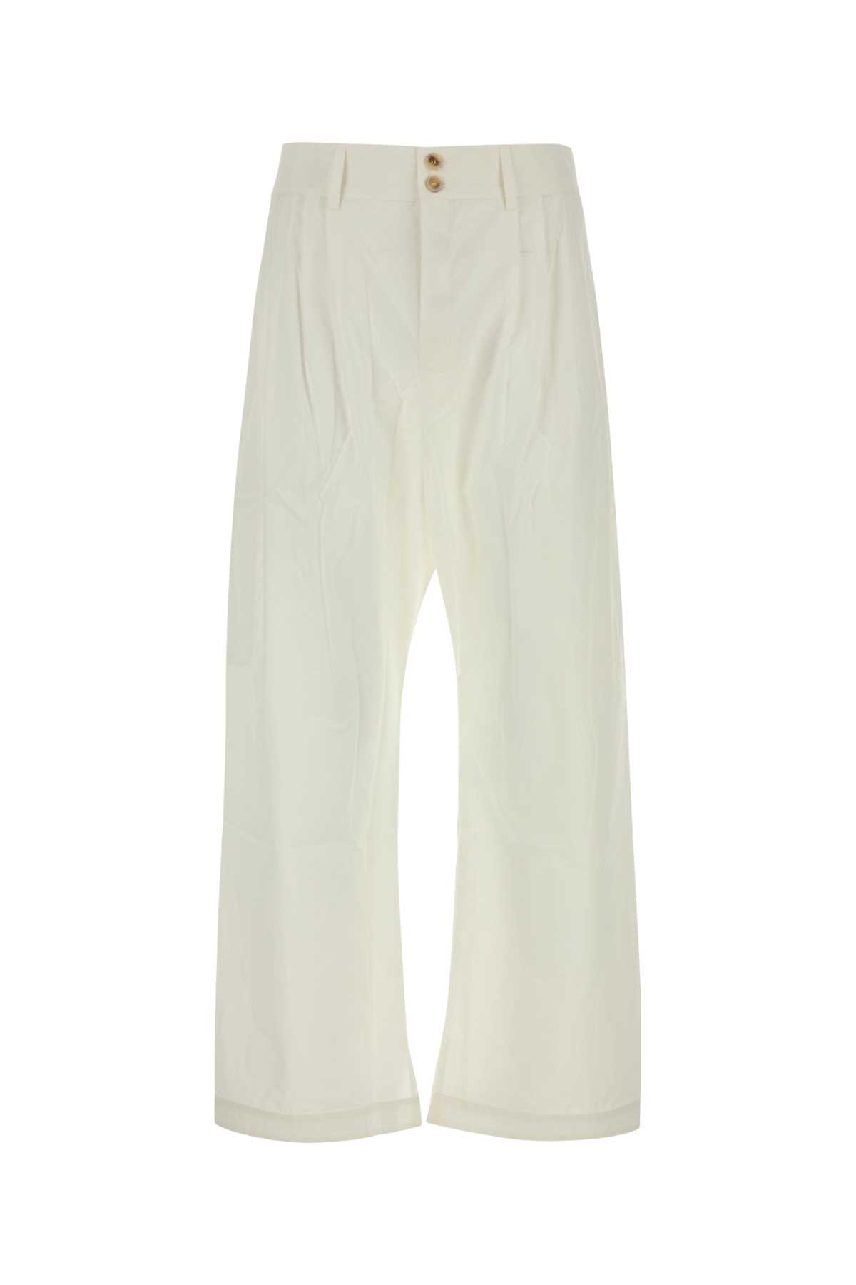 White Cotton Valentin Pant