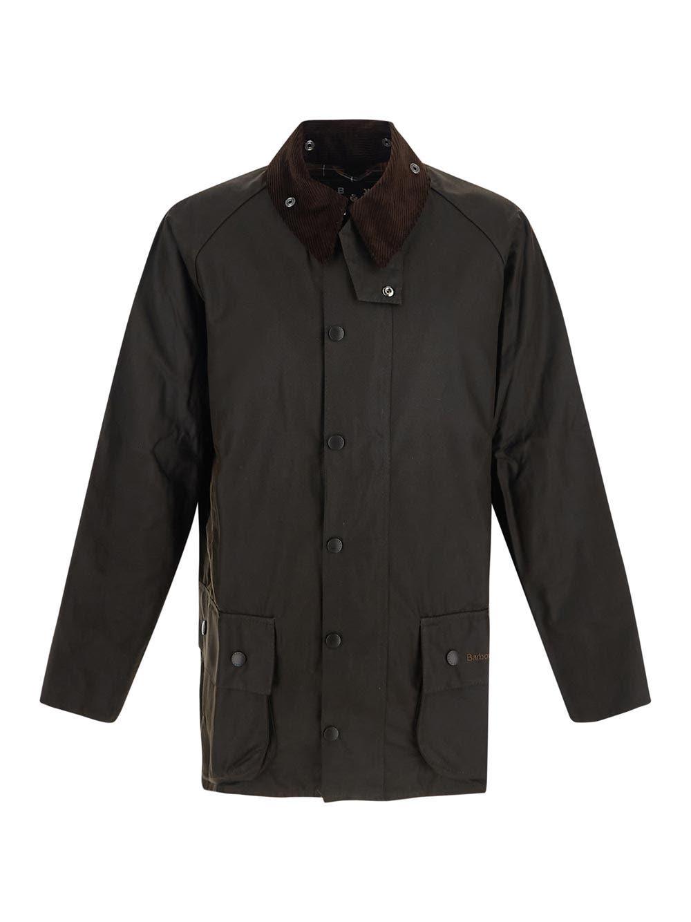 Shop Barbour Classic Beaufort Jacket In Olive
