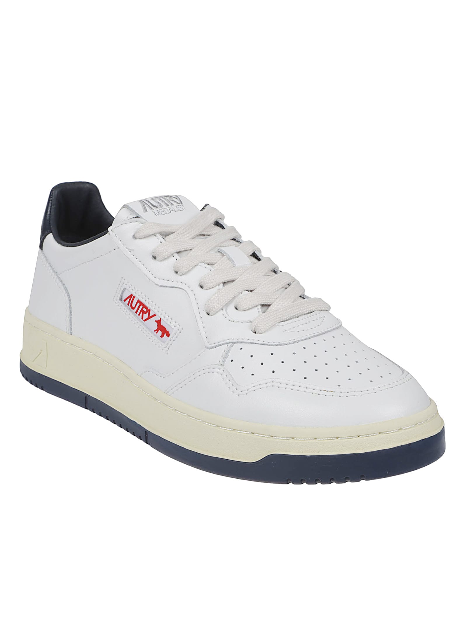Autry X Maison Kitsune Medalist Low Top Sneakers In Multi