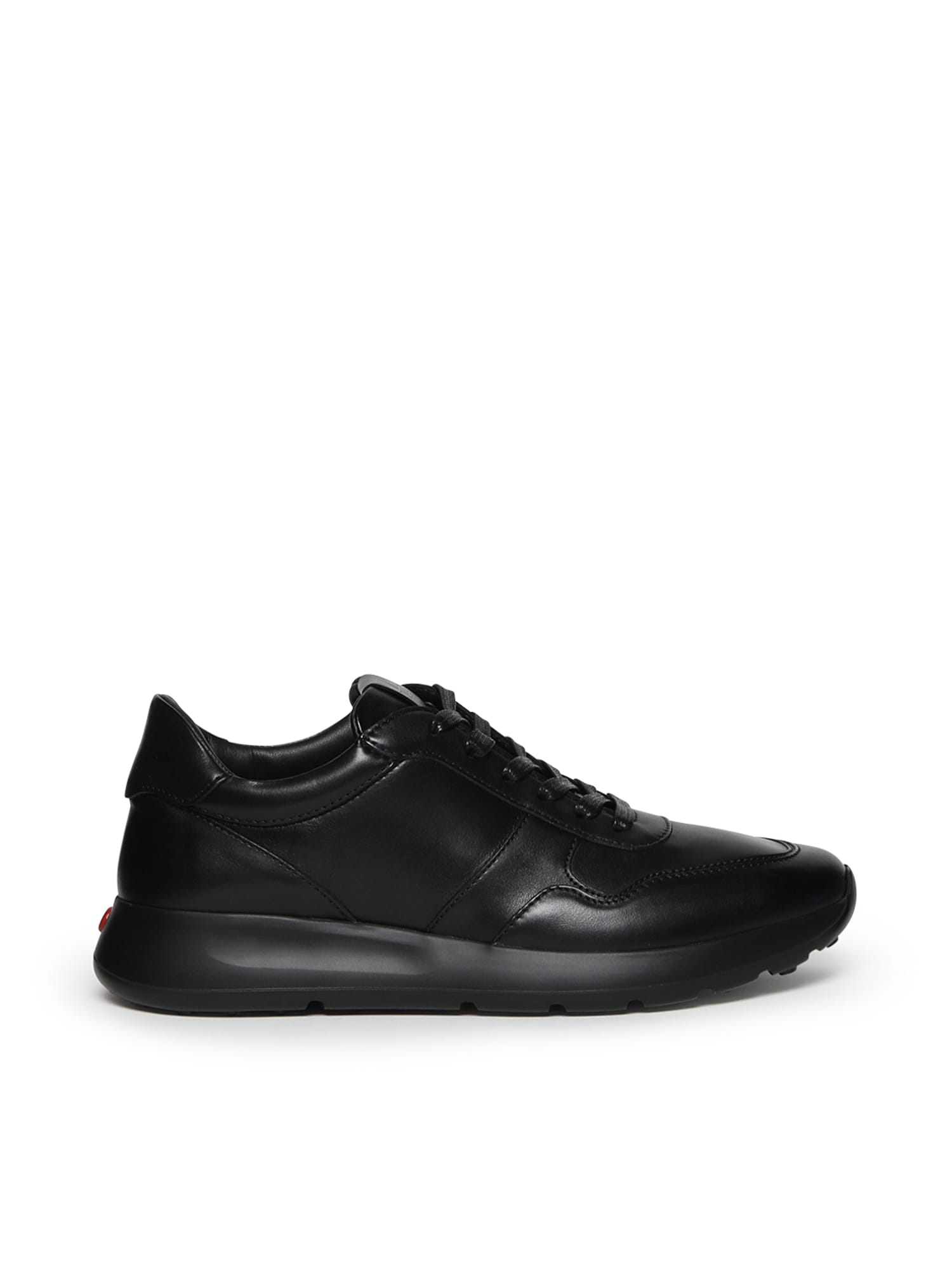 Tod's Red Dot Leather Sneakers In Multi