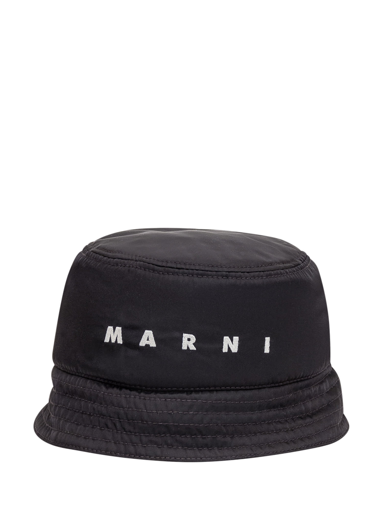 Shop Marni Hat In Black