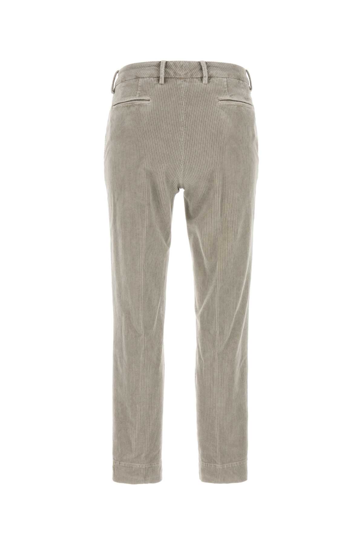 Shop Pt Torino Sand Corduroy Pant In Ghiaccio