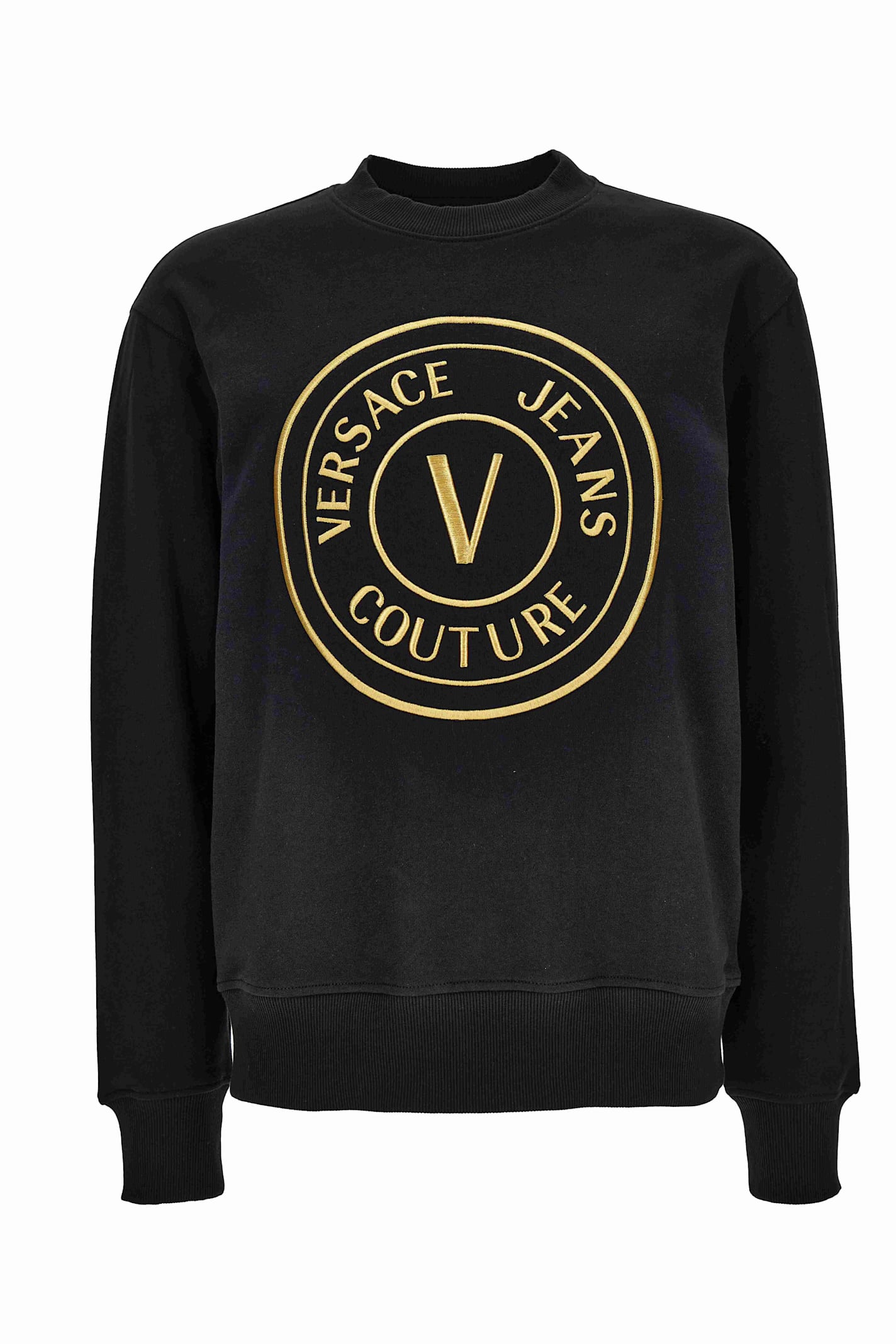 Shop Versace Jeans Couture Black Sweatshirt