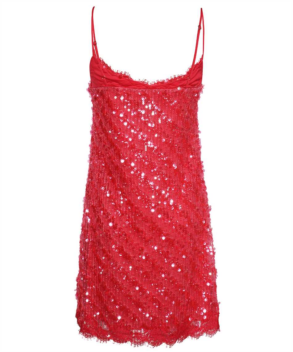 Ermanno Scervino Sequin Mini-dress In Red