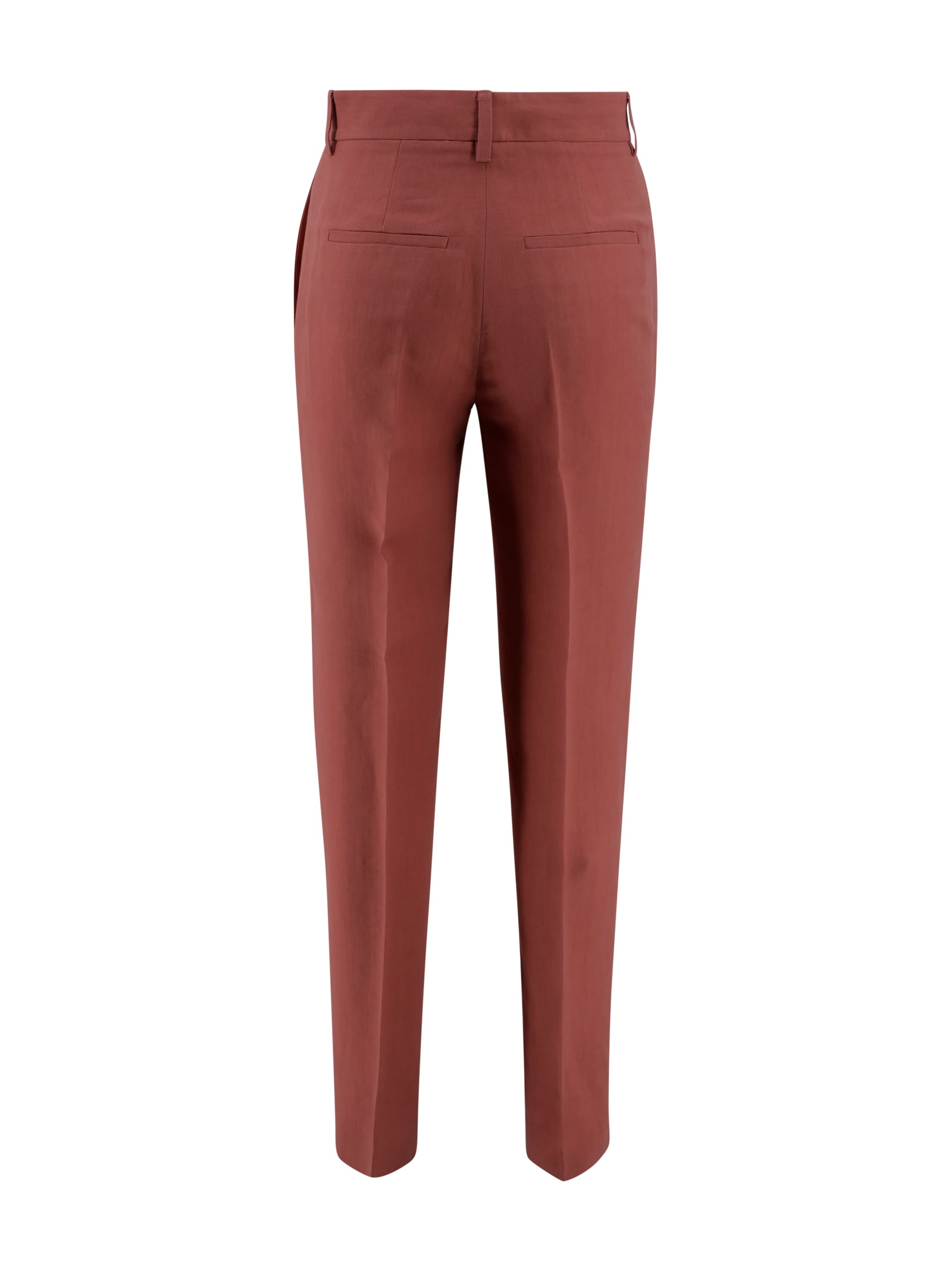 Shop Antonelli Linen-blend Trousers