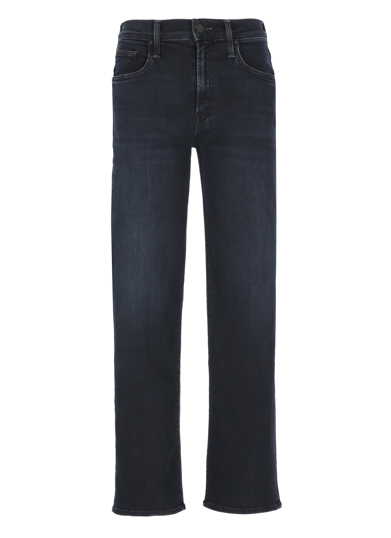 Shop Mother The Mid Rise Jeans In Blue