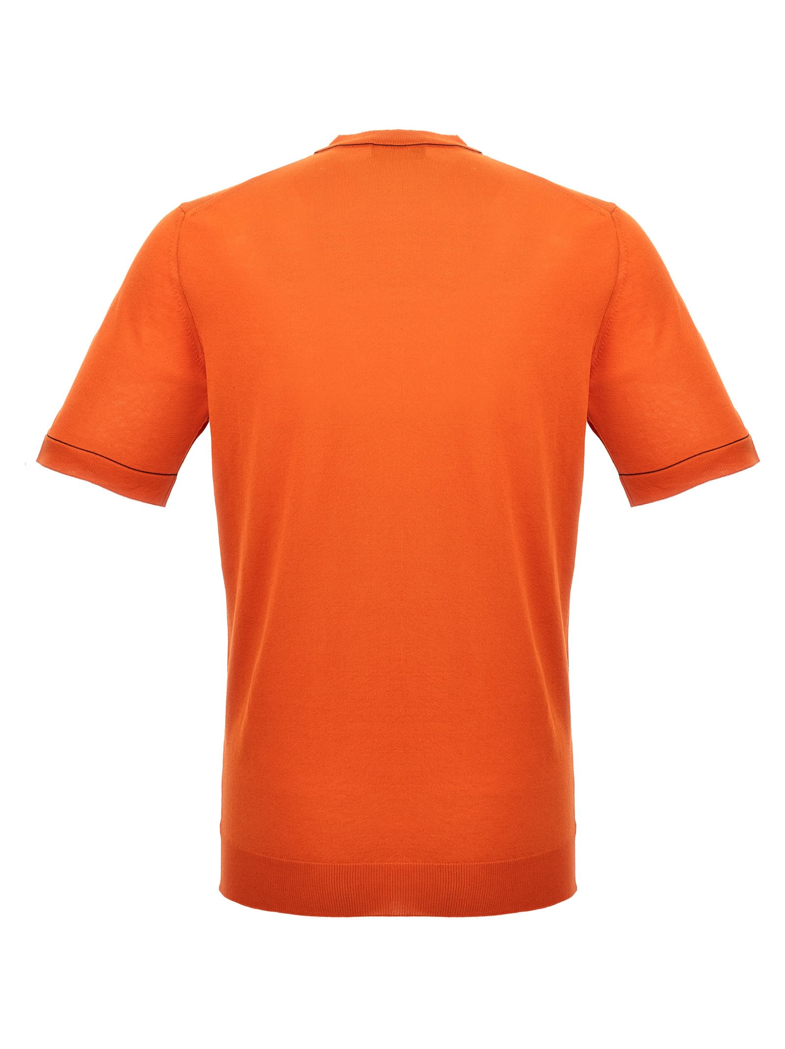 Shop Moorer Jairo T-shirt In Orange