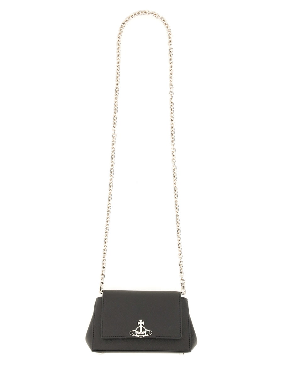 Shop Vivienne Westwood Small Hazel Bag In Black