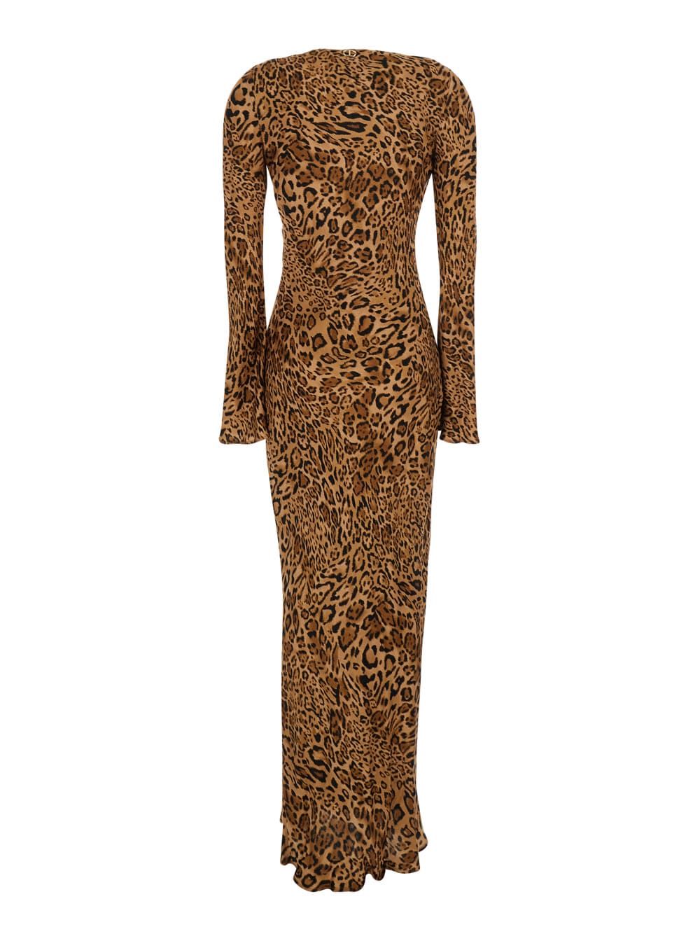 Twinset Abito St. Animalier In Brown