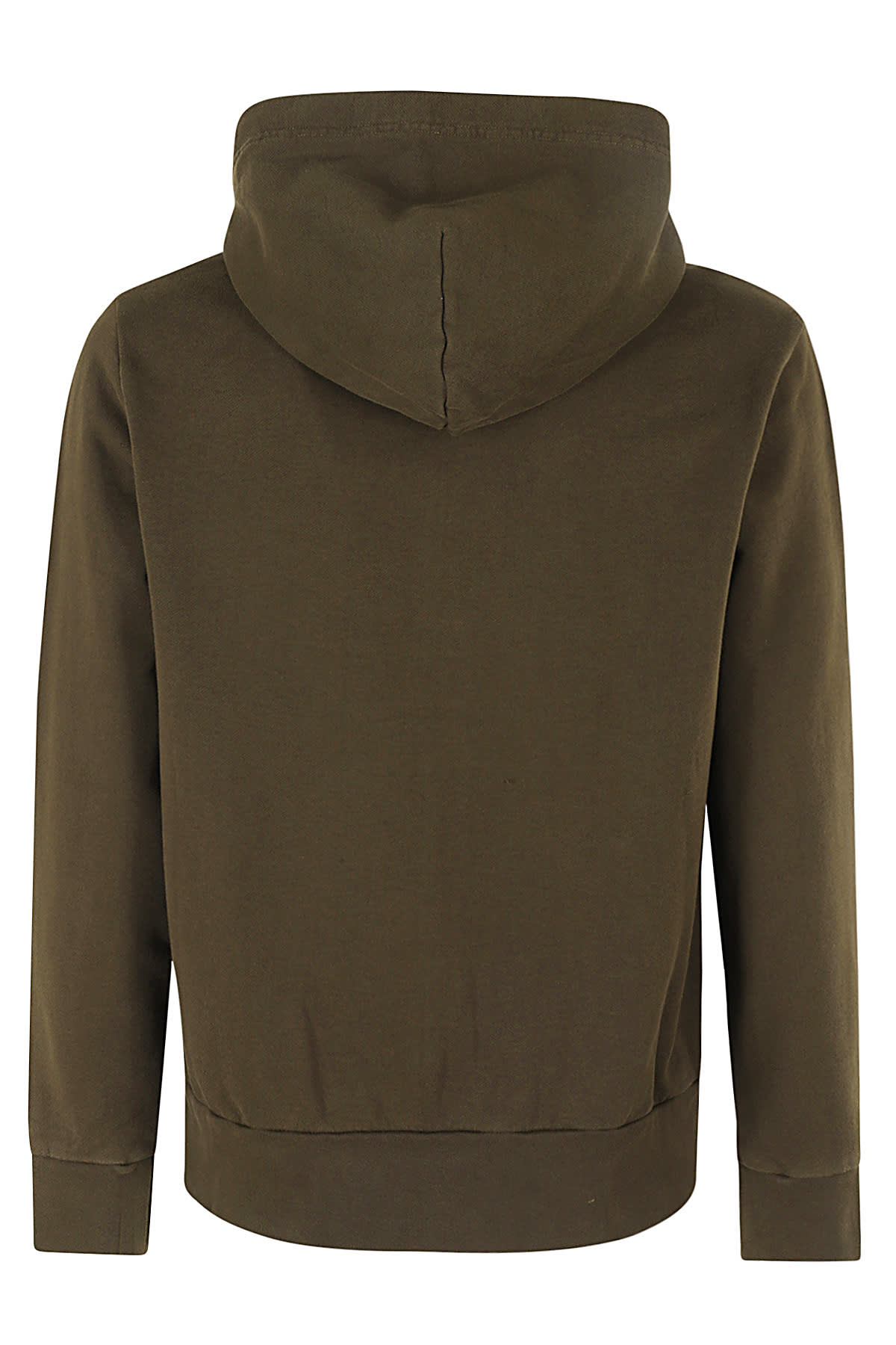 Shop Polo Ralph Lauren Full Zip Cappuccio Loopback In Dark Loden