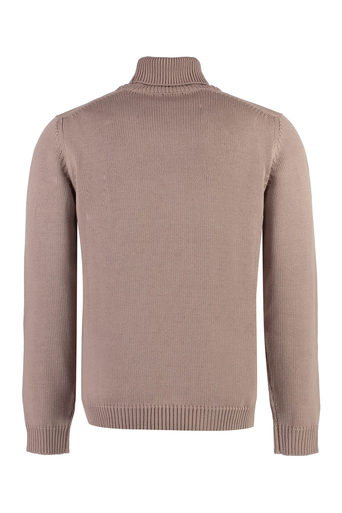 Shop Roberto Collina Turtleneck Merino Wool Sweater In Pale Pink