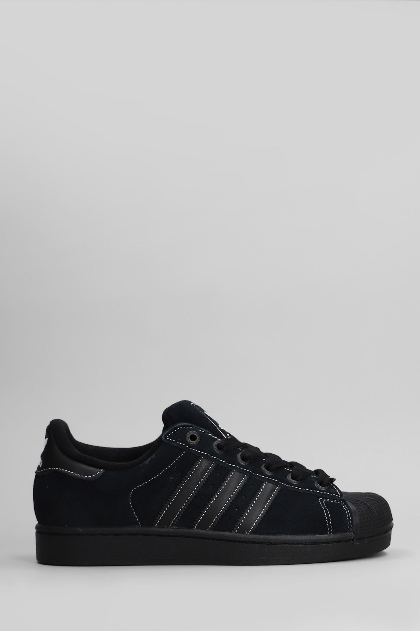 Superstar Ii Sneakers In Black Suede
