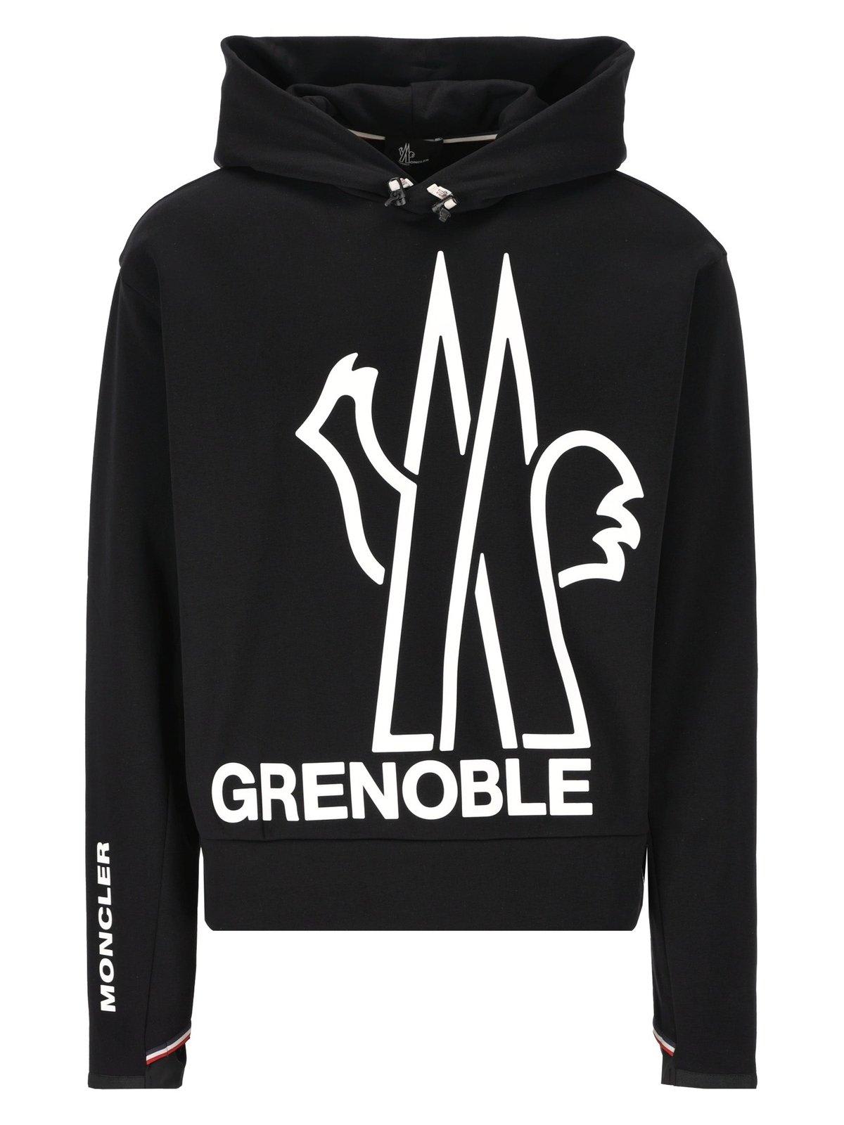 Logo Printed Drawstring Hoodie