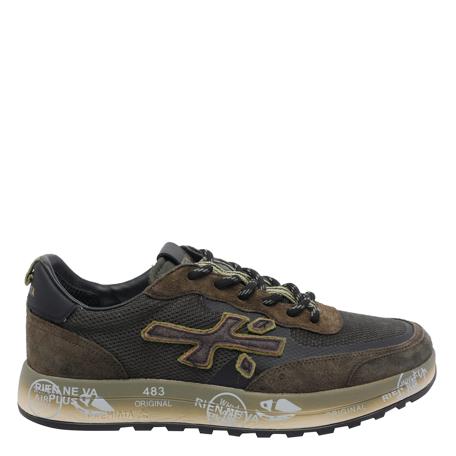 Premiata Nous 7731 Sneaker In Green