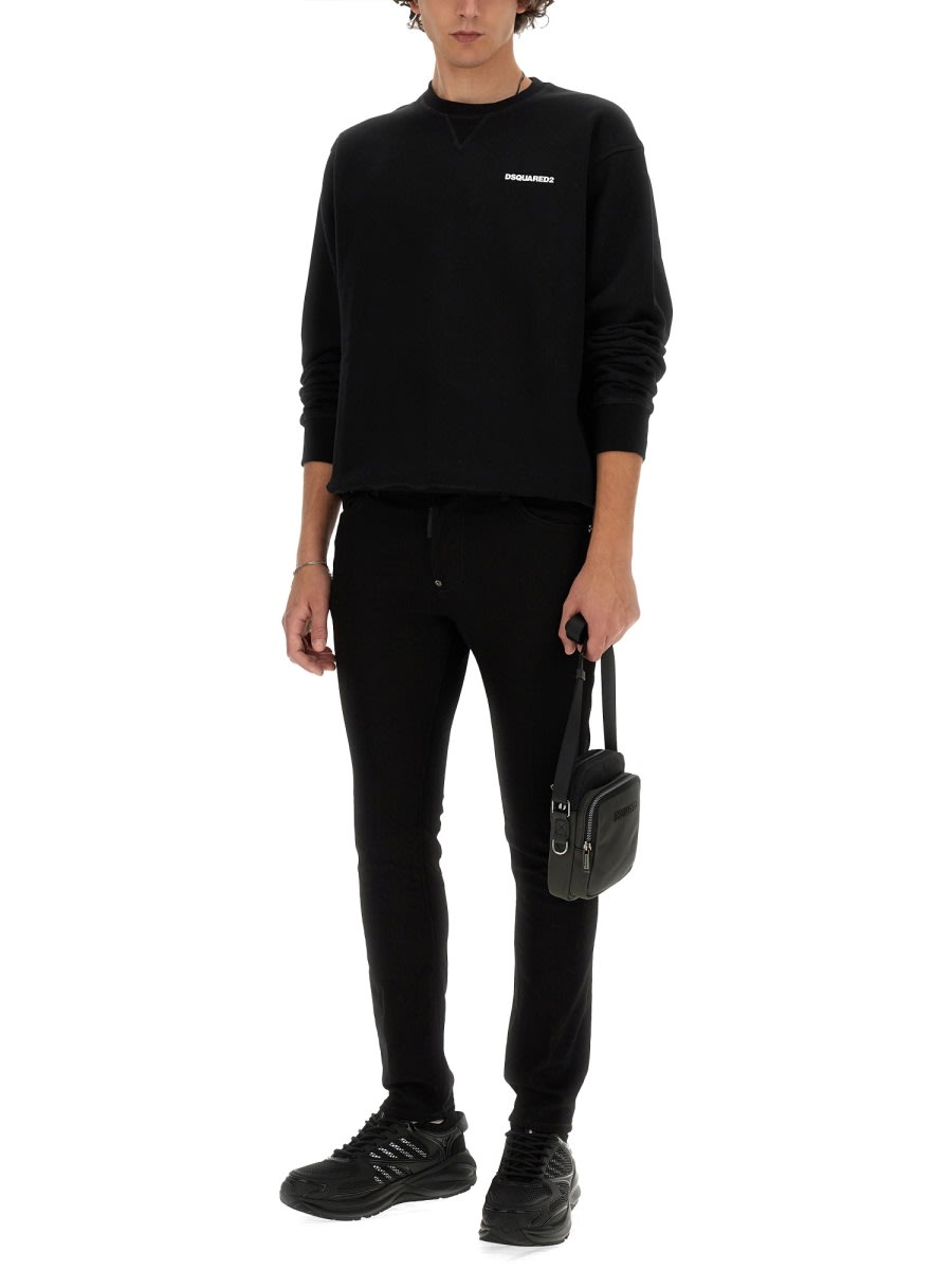 Shop Dsquared2 Cool Fit Sweatshirt In Black