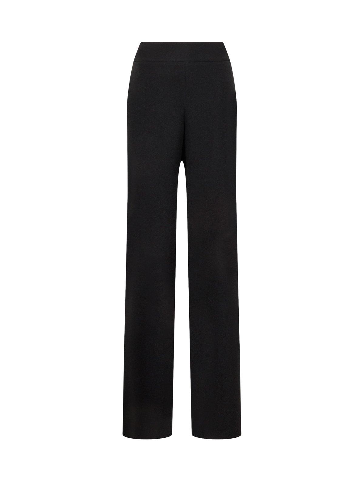 EMPORIO ARMANI HIGH-WAISTED WIDE-LEG TROUSERS
