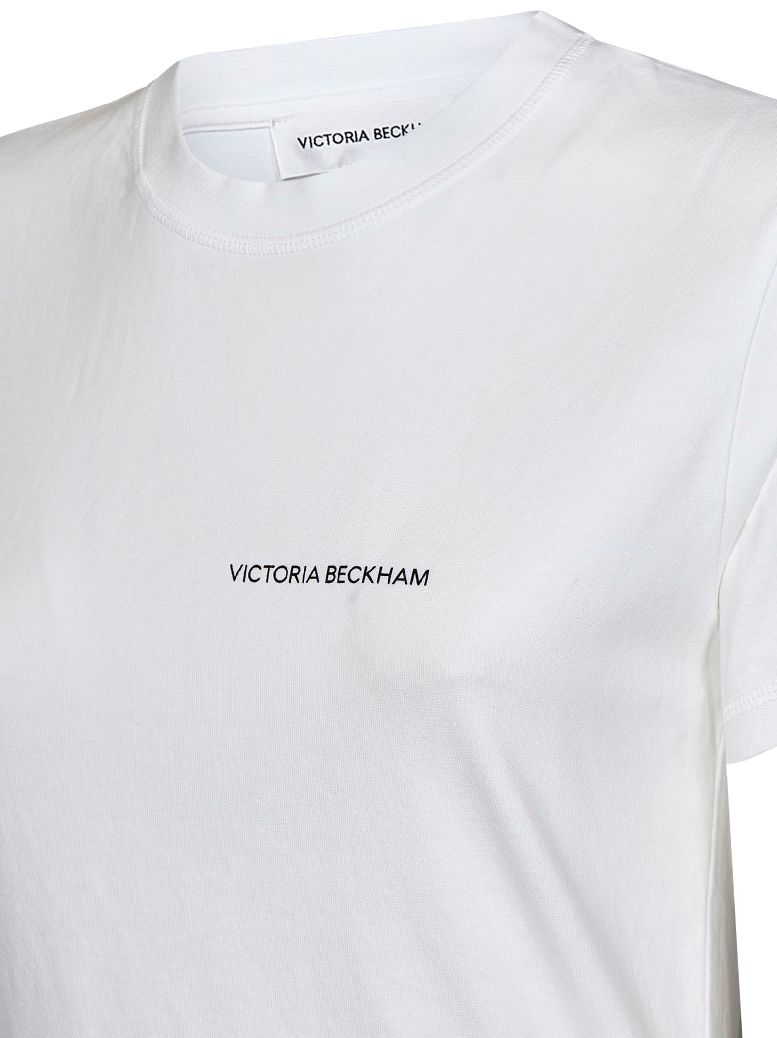 Shop Victoria Beckham T-shirt In White