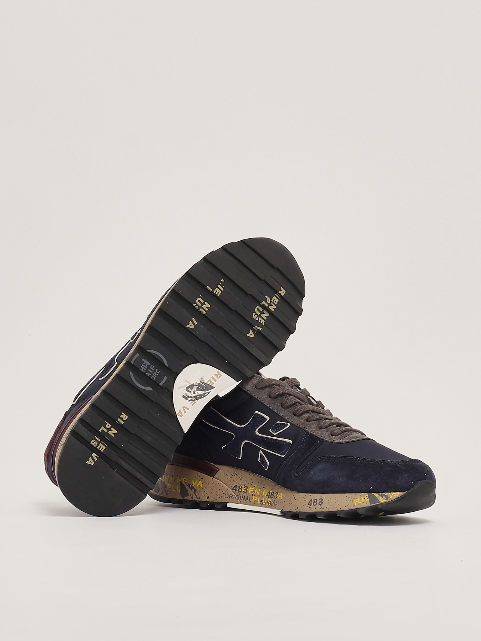 Shop Premiata Sneakers Sneaker In Navy