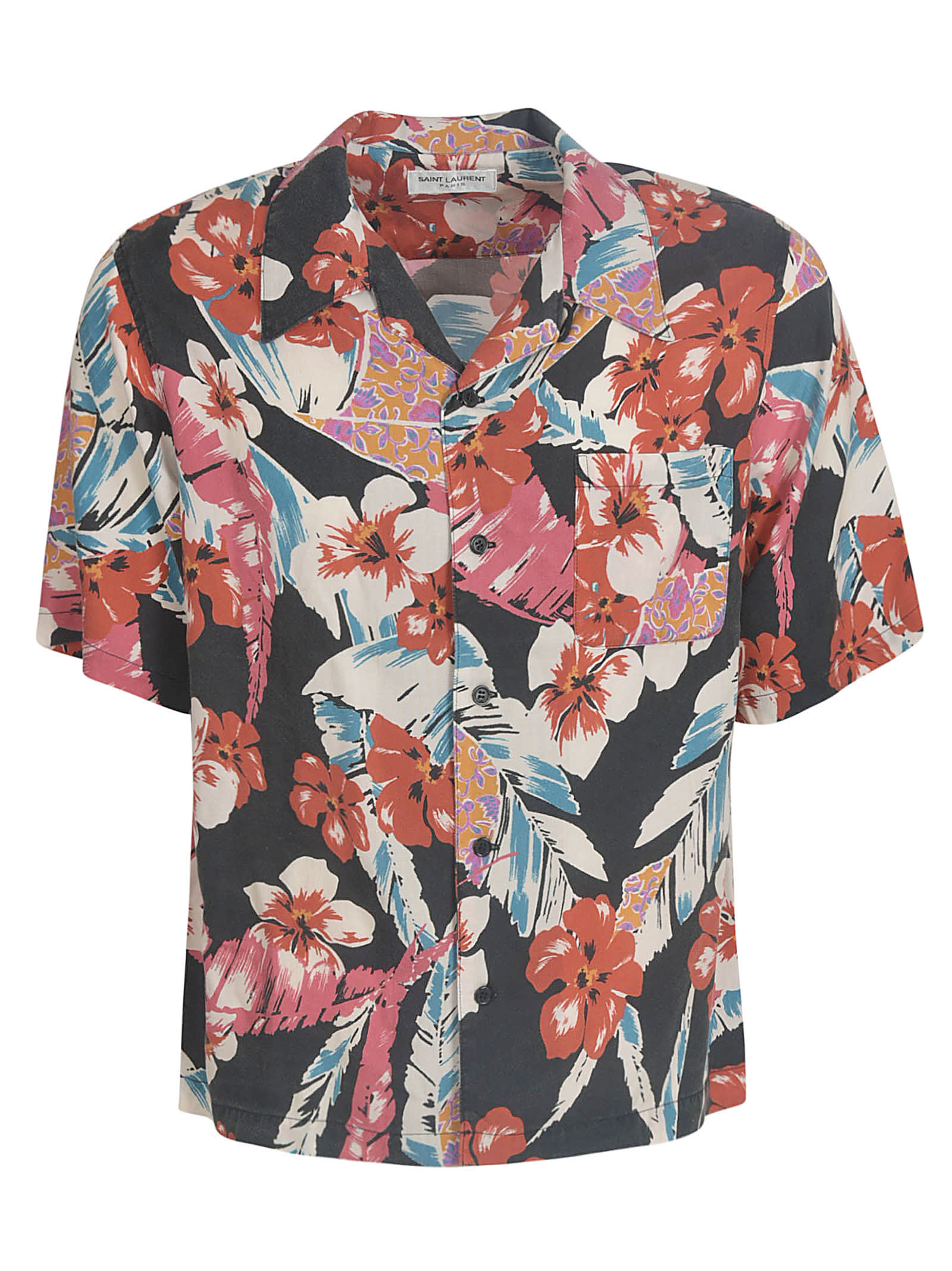 Saint Laurent Floral Printed Shirt