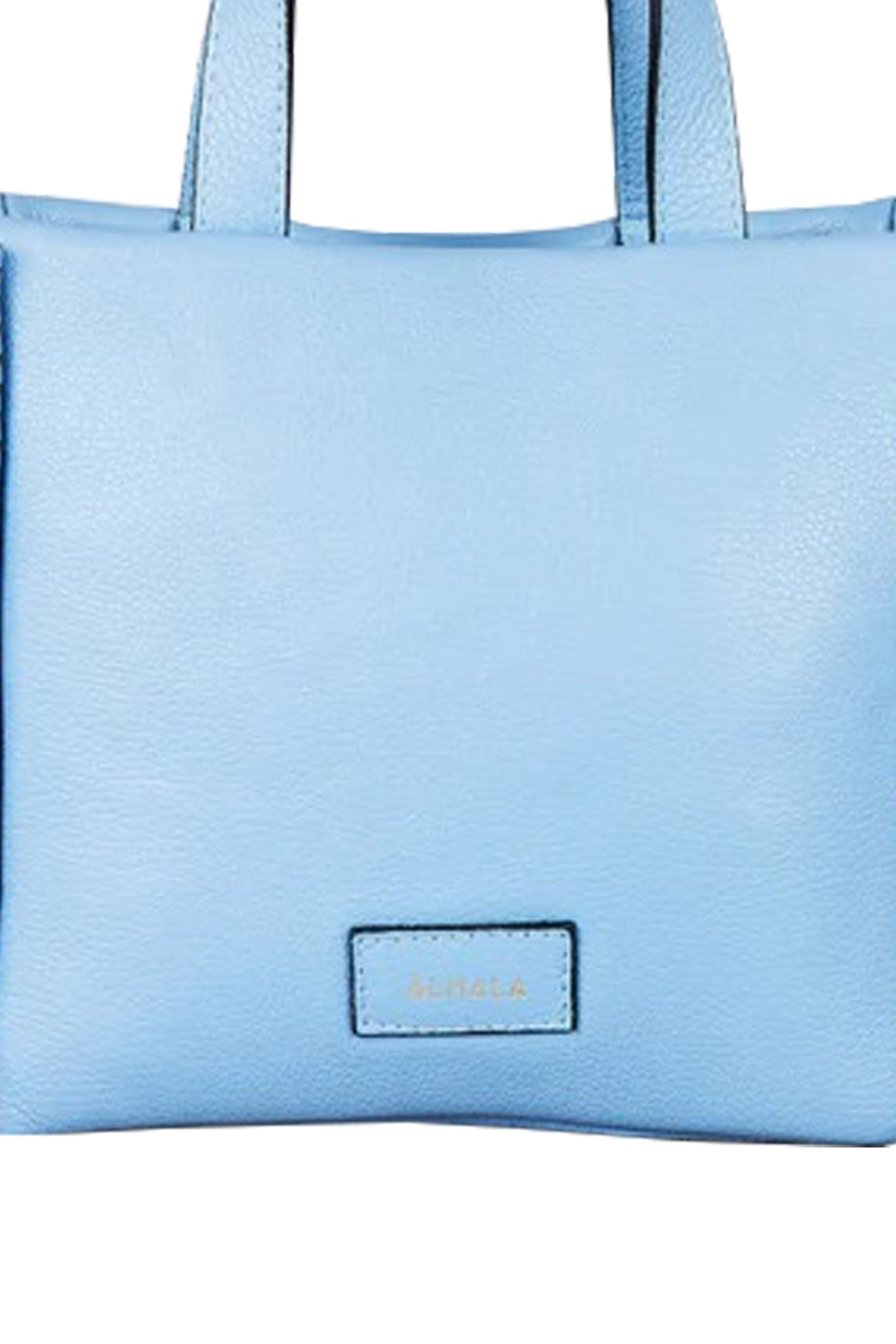 Shop Almala Handbag In Clear Blue