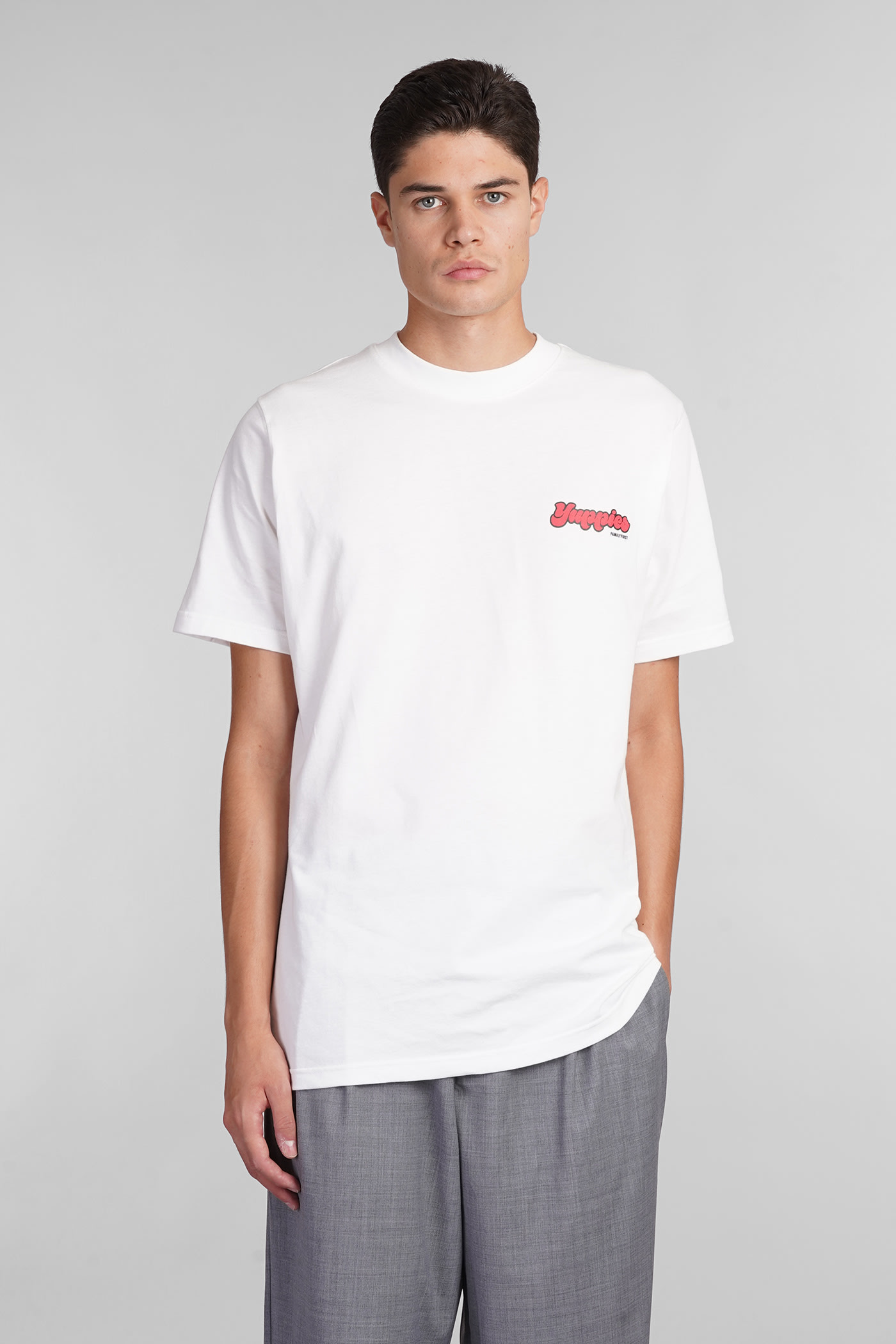 T-shirt In White Cotton