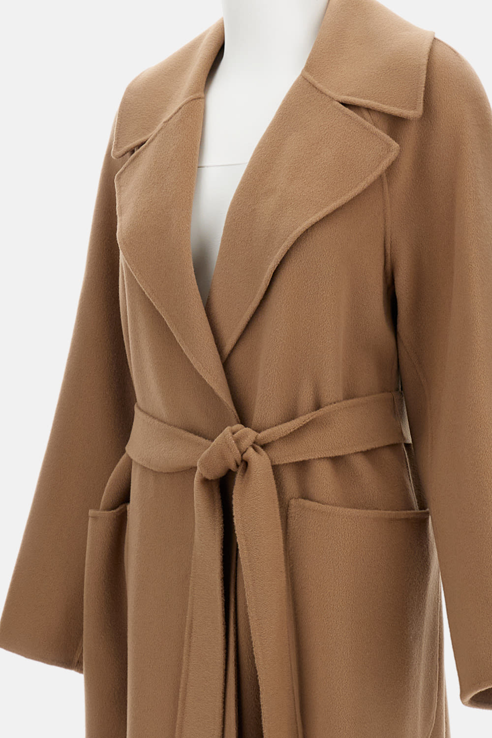 S Max Mara Womens Long Coat In Brown