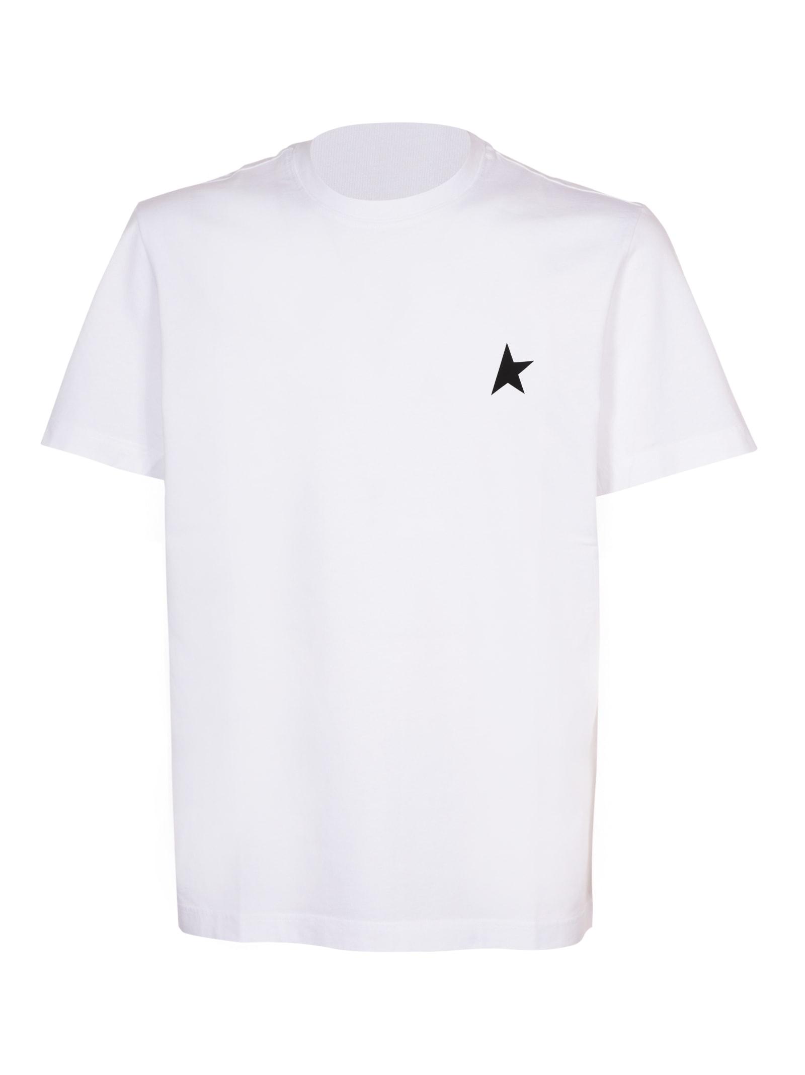 Golden Goose Star Ws Regular T-shirt / Small Star/ Blackboard
