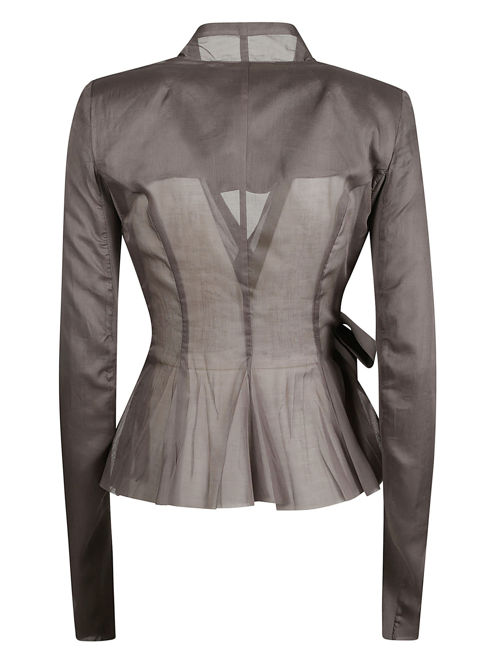 Shop Rick Owens Hollywood Blouse In Dust