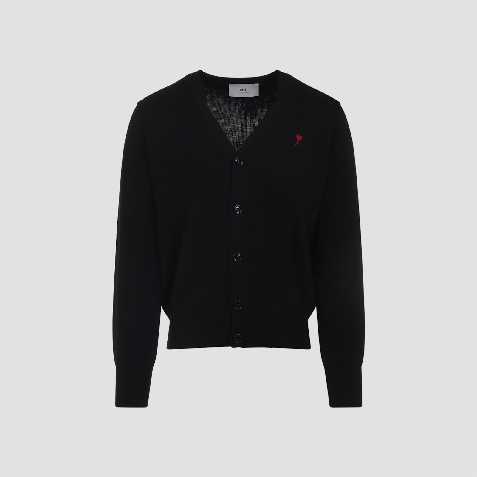 Ami Alexandre Mattiussi Adc Cardigan In Black