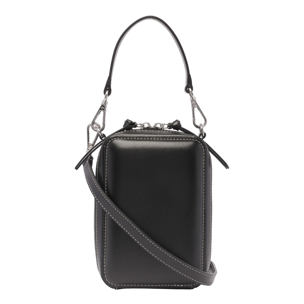 Ganni Banner Camera Bag In Black | ModeSens