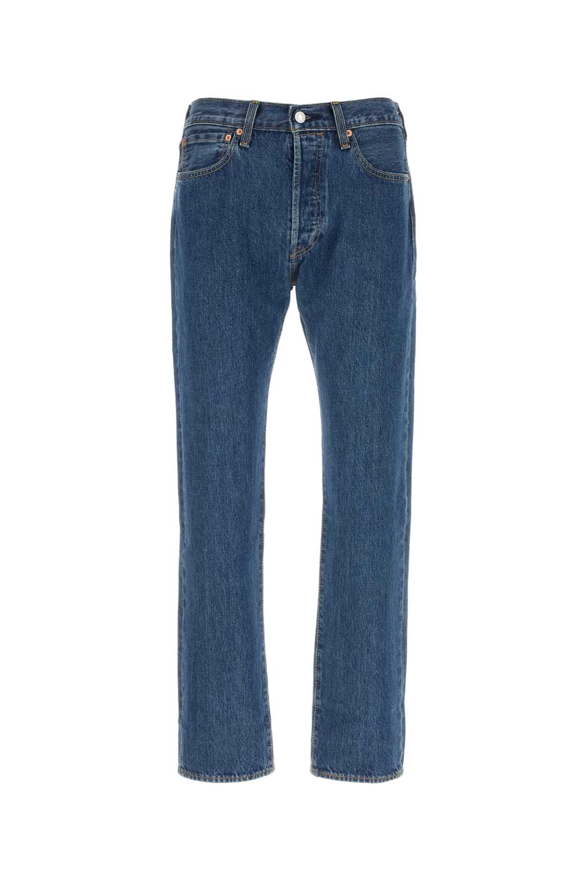 Levi's Buttoned Fitted Jeans In Blue